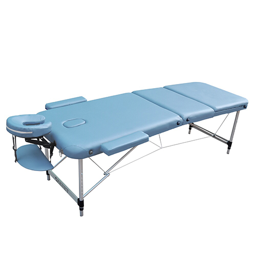 Массажный стол Zenet LIGHT BLUE разложенный Массажный стол Zenet LIGHT BLUE разложенный